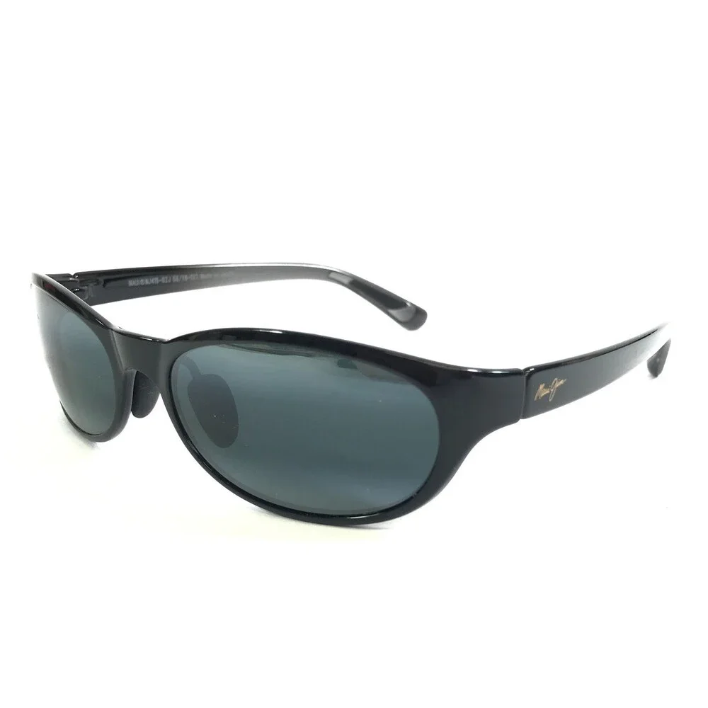 Maui Jim Sunglasses PIPIWAI MJ416-02J Black Fade Frames with Neutral Gray Lenses